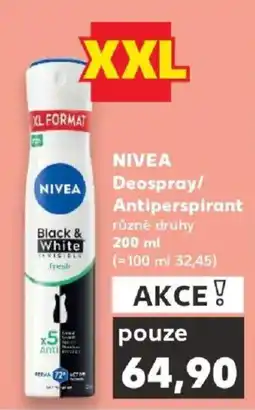 Kaufland Nivea deospray/antiperspirant nabídka