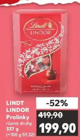 Kaufland Lindt Lindor pralinky nabídka