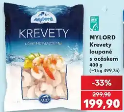 Kaufland Mylord krevety loupané s ocáskem nabídka