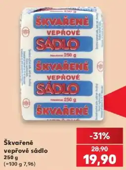 Kaufland Škvařené vepřové sádlo nabídka