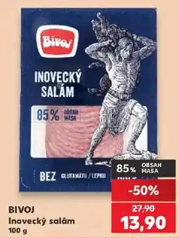 Kaufland Bivoj inovecký salám nabídka