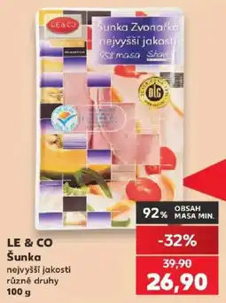 Kaufland Le & Co Šunka nabídka