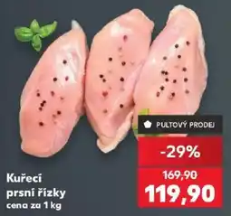 Kaufland Kuřecí prsní řízky nabídka