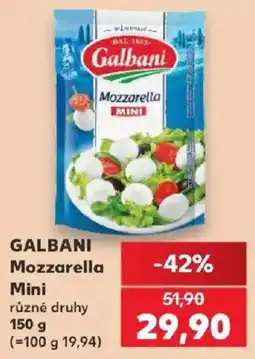 Kaufland Galbani Mozzarella Mini nabídka