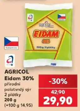 Kaufland Agricol Eidam 30% nabídka