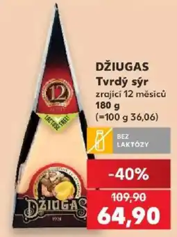 Kaufland Džiugas tvrdý sýr nabídka