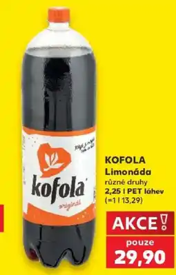 Kaufland Kofola limonáda nabídka