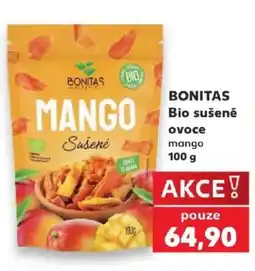 Kaufland Bonitas bio sušené ovoce mango nabídka