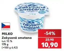 Kaufland Milko zakysaná smetana nabídka
