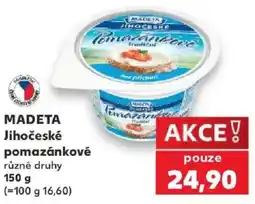 Kaufland Madeta jihočeské pomazánkové nabídka