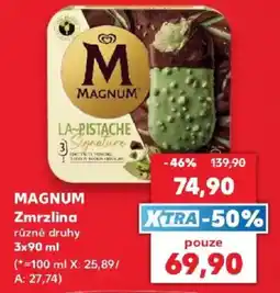 Kaufland Magnum zmrzlina různé druhy nabídka