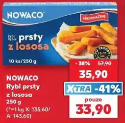 Kaufland Nowaco rybí prsty z lososa nabídka