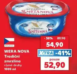 Kaufland Wera Nova Tradiční zmrzlina nabídka