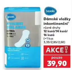 Kaufland bevola dámské vložky inkontinenční nabídka