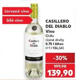 Kaufland Casillero del Diablo Víno nabídka