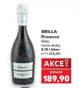 Kaufland Brilla Prosecco nabídka