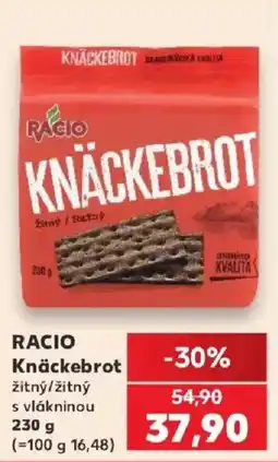Kaufland Racio knäckebrot žitný/žitný nabídka