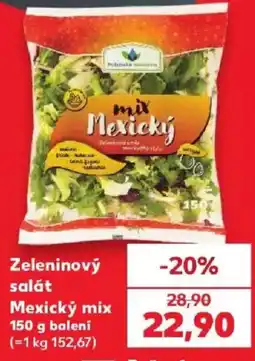 Kaufland Polabská zeleninový salát Mexický mix nabídka
