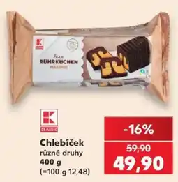 Kaufland K Classic Chlebíček různé druhy nabídka