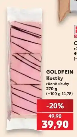 Kaufland Goldfein kostky různé druhy nabídka