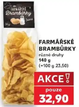 Kaufland Farmářské brambůrky nabídka