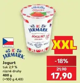 Kaufland Jarmark jogurt nabídka