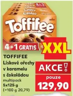 Kaufland Toffifee lískové ořechy v karamelu s čokoládou nabídka