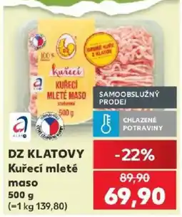 Kaufland Dz klatovy kuřecí mleté maso nabídka