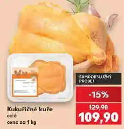 Kaufland Kukuřičné kuře celé nabídka