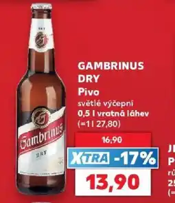 Kaufland Gambrinus Dry nabídka