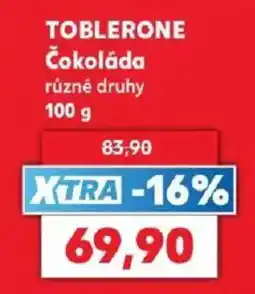 Kaufland Toblerone čokoláda nabídka