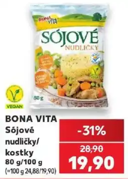 Kaufland Bona Vita Sójové nudličky/kostky nabídka
