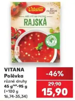 Kaufland Vitana polévka rajská nabídka