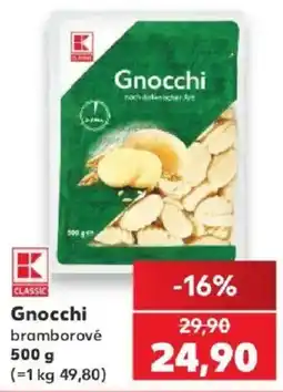 Kaufland K Classic Gnocchi bramborové nabídka