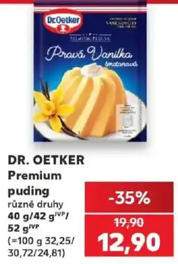 Kaufland Dr. Oetker premium pudding nabídka