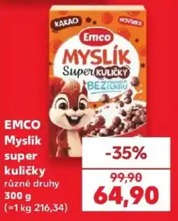 Kaufland Emco Myslik super kuličky nabídka