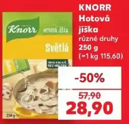 Kaufland Knorr hotová jíška světlá nabídka
