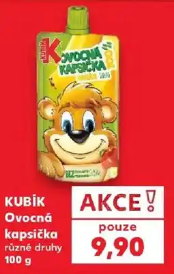 Kaufland Kubik ovocna kapsicka nabídka