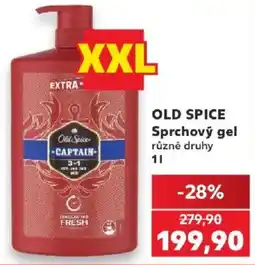 Kaufland Old Spice sprchový gel nabídka