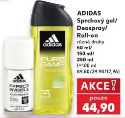 Kaufland adidas sprchový gel nabídka