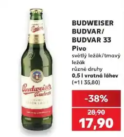 Kaufland Budweiser Budvar nabídka