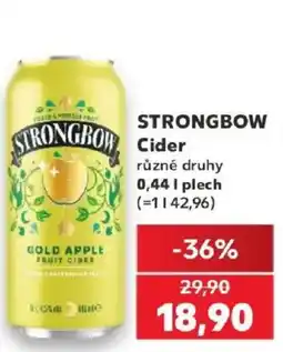 Kaufland Strongbow Cider nabídka