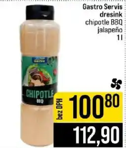 Jip Gastro Servis dresink chipotle BBQ jalapeño nabídka