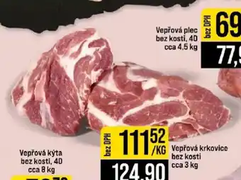 Vepřová krkovice bez kosti