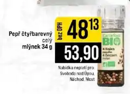 Jip Carrefour pepř čtyřbarevný celý mlýnek nabídka