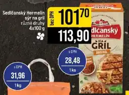 Jip Sedlčanský Hermelín sýr na gril nabídka
