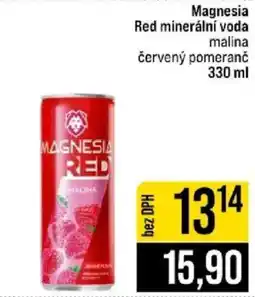 Jip Magnesia red minerální voda malina červený pomeranč nabídka