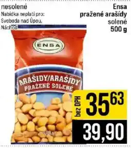Jip Ensa pražené arašídy solené nabídka