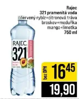 Jip Rajec 321 pramenitá voda červený rybíz+citronová tráva broskev+meduňka mango+limetka nabídka