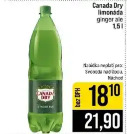 Jip Canada Dry limonáda ginger ale nabídka